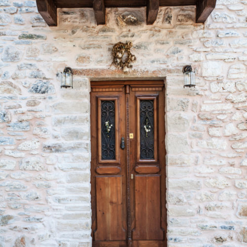 Mountain retreat restored entrance